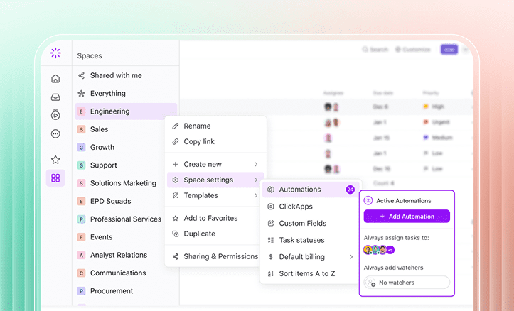 click-up function