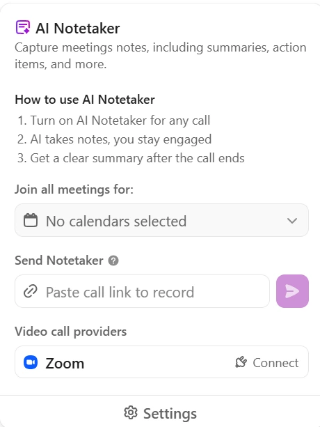 AI Notetaker Clickup