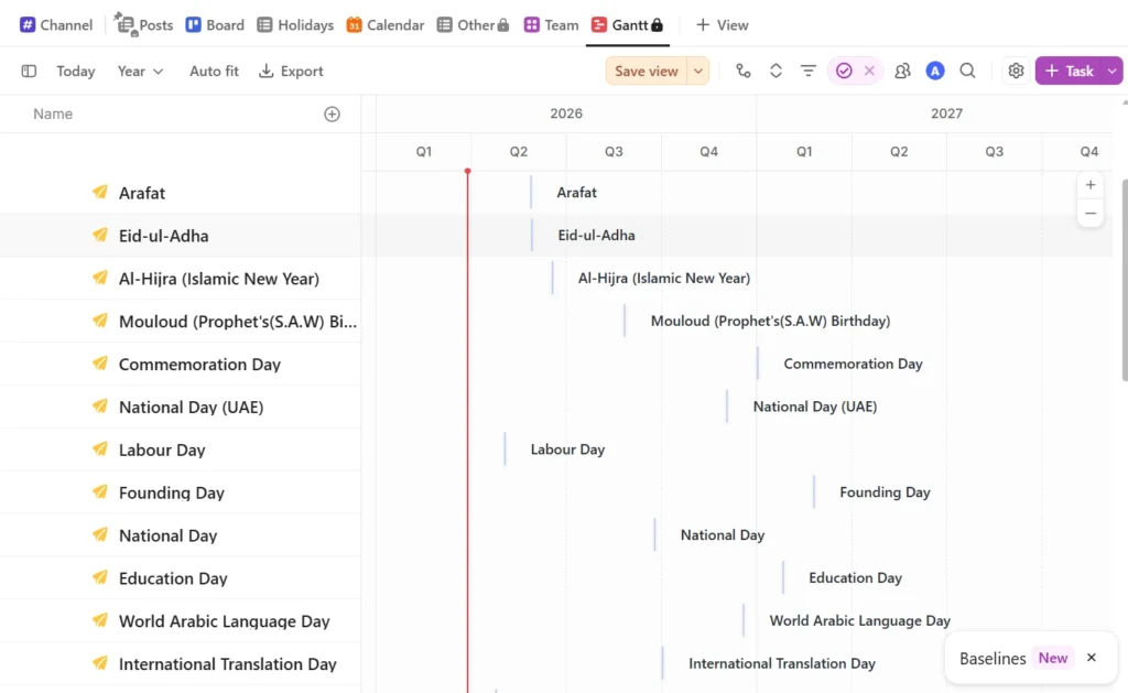 Gantt Chart Exports in Clickup 4.02